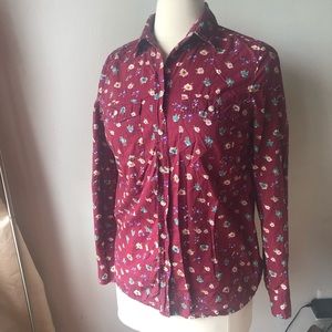 Cotton button down fits s/ m